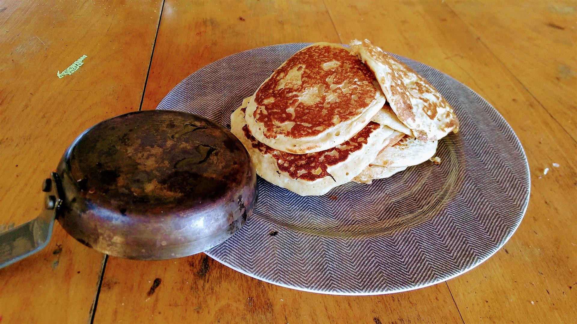 Pancakes au kéfir de lait et son d'avoine 