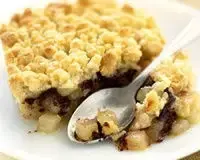 Crumble aux Poires, amande et Chocolat